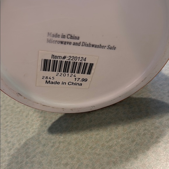 Elegant Cream and Burnt Orange Ceramic Pitcher - Picture 3 of 3